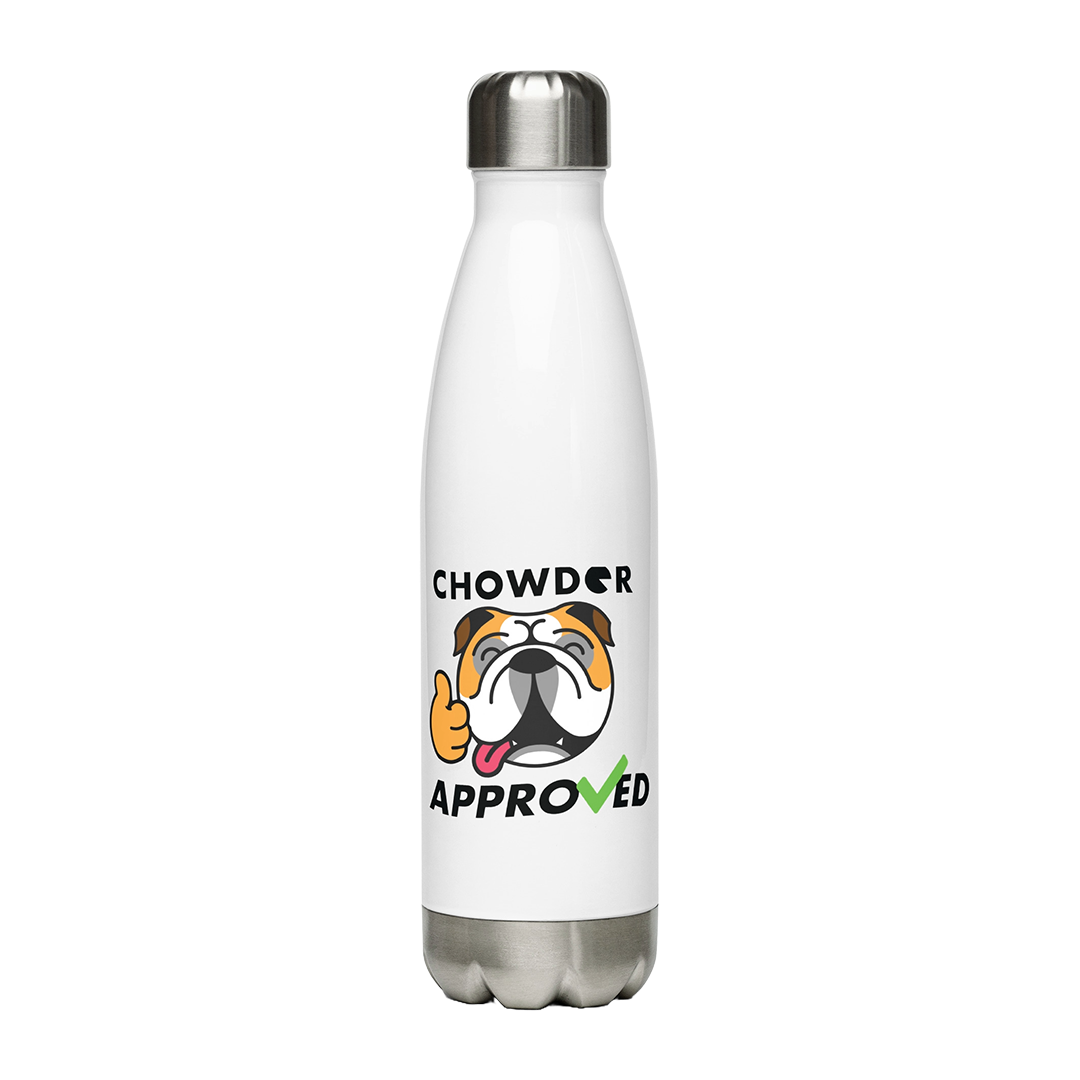 Chowder Approved Stainless steel water bottle