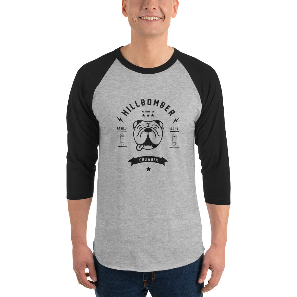 Hillbomber 3/4 sleeve raglan shirt