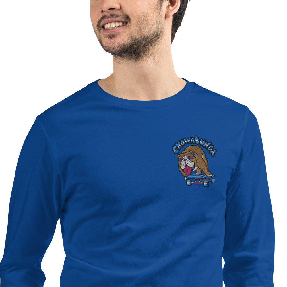 Chowabunga Unisex Long Sleeve Tee