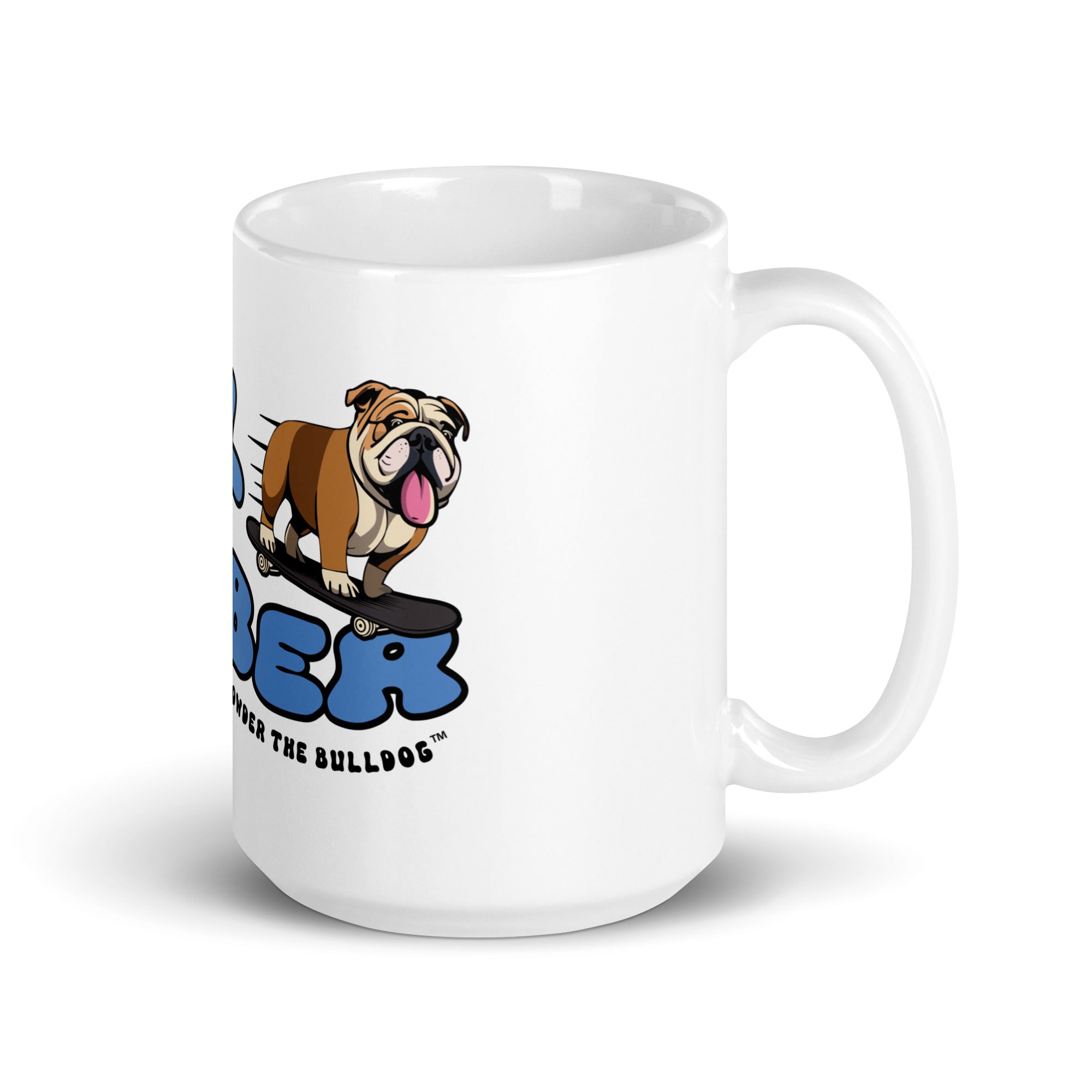 Hillbomber White glossy mug