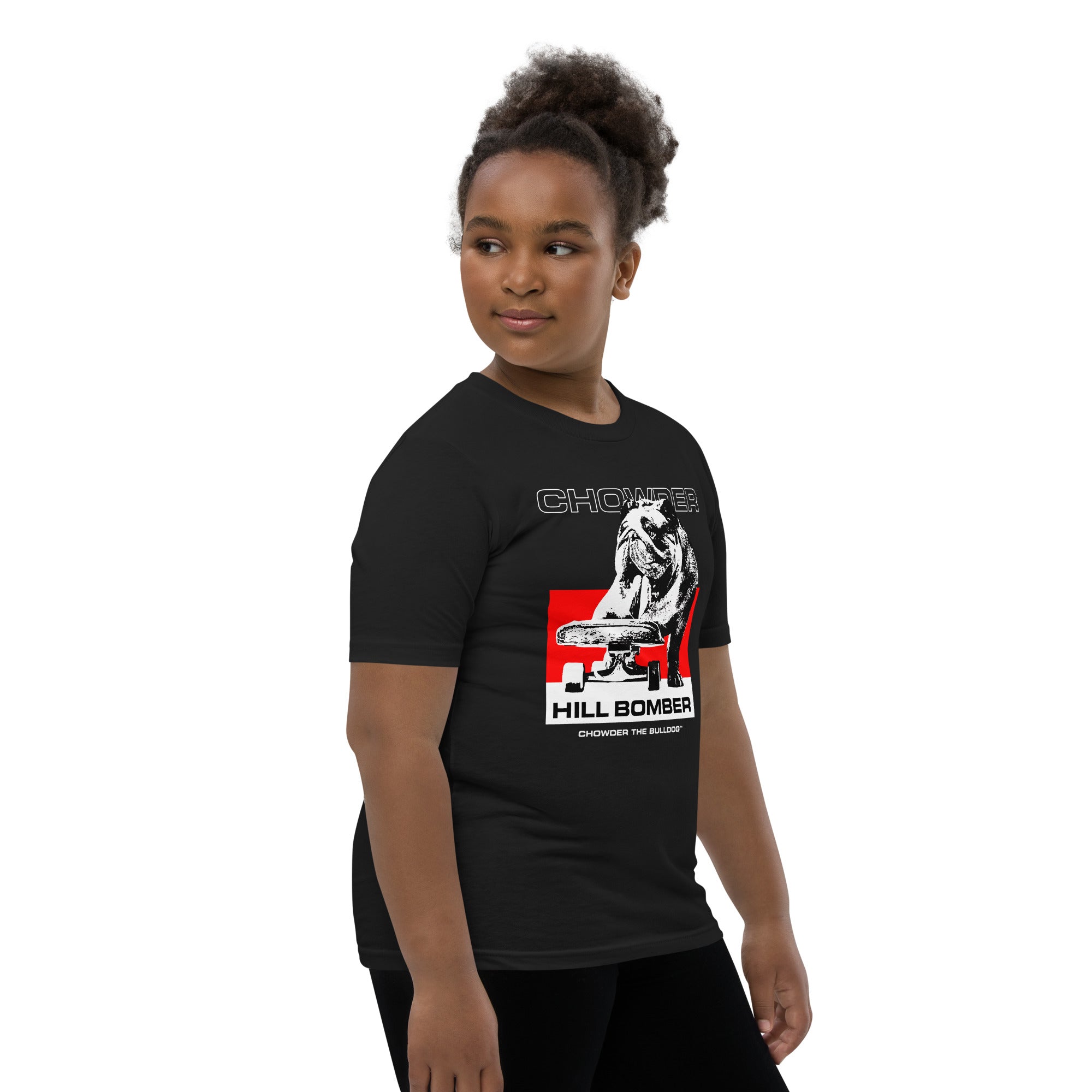 Hillbomber Red and Black Youth Short Sleeve T-Shirt